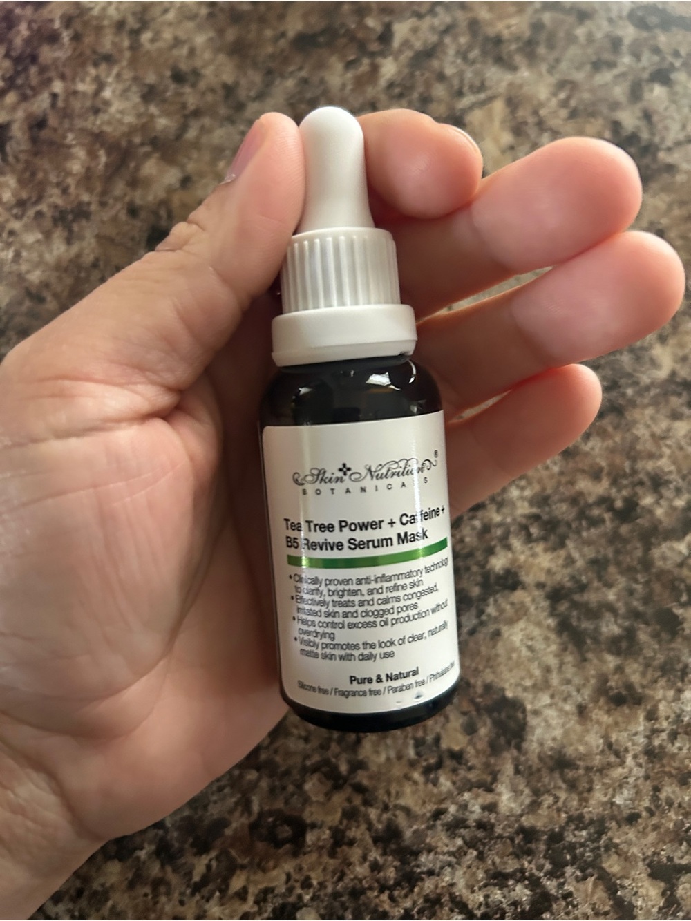 Tea Tree Power + Caffeine B5 Revive Serum Mask